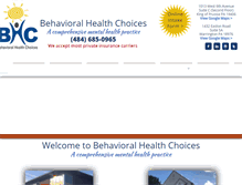 Tablet Screenshot of behavioral-health-choices.com